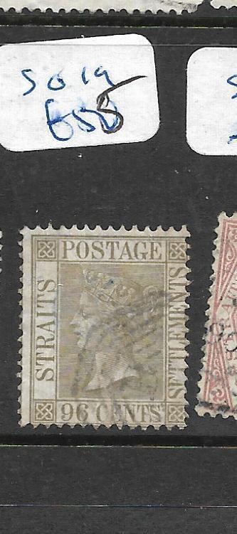 MALAYA   STRAITS SETTLEMENTS  (PP2704B) QV 96C  SG 19  VFU