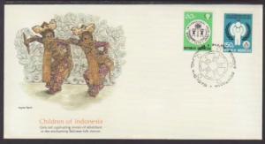 Indonesia IYC 1979 Fleetwood U/A FDC BIN