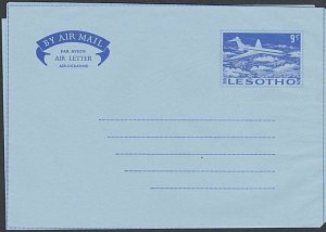 LESOTHO 9c aerogramme unused................................................L233