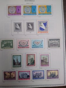 collection on pages Guatemala 1967-72 QJ: CV $138