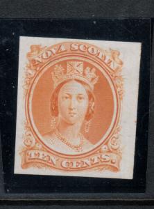 Nova Scotia #12TCxiii Extra Fine Proof On India Paper