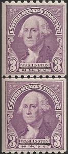 # 722 MINT HINGED DEEP VIOLET GEORGE WASHINGTON