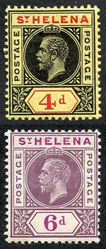 St Helena SG85/6 Set of 2 M/Mint