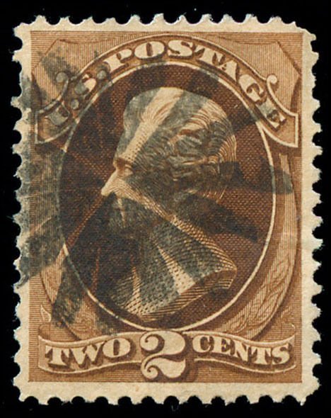 momen: US Stamps #157 Used Fancy VF+