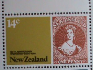 ​NEW ZEALAND STAMP-1980-SC#703a- 125TH ANNIVERSARY OF POST STAGE STAMP MNH-S/S