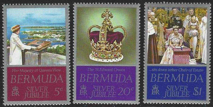 Bermuda #347-349 MNH Full Set of 3