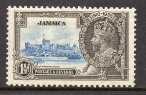 Jamaica 1938 GVI Early Issue Fine Mint Hinged 1.5d. 083358