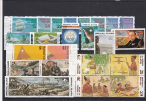 Marshall Islands Mint Never Hinged Stamps Ref 26219