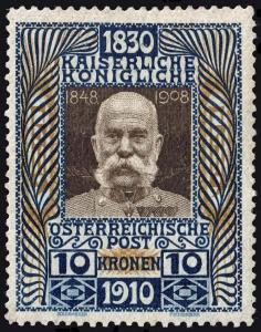 Austria - Scott 144 - Mint-Hinged - Fault