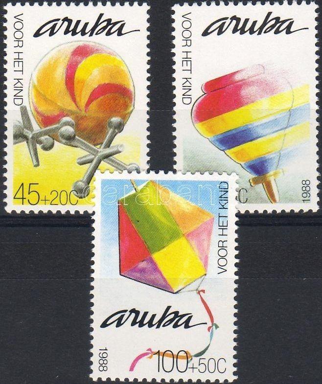 Aruba stamp Toys set MNH 1988 51-53 WS21358