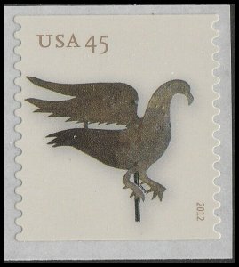 US 4615 Weather Vanes Eagle 45c single (1 stamp) MNH 2012