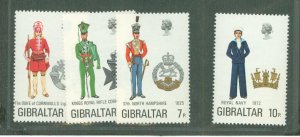 Gibraltar #286-289 Unused Single (Complete Set)