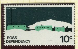 NEW ZEALAND ROSS DEPENDENCY; 1972 early pictorial issue MINT MNH 10c. value