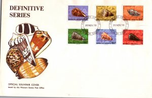 Samoa 487-492 Seashells U/A FDC