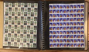 38 Different MNH Christmas Seal Sheets in album - See all scans - Free Ship