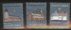 DENMARK Christmas seals 1964