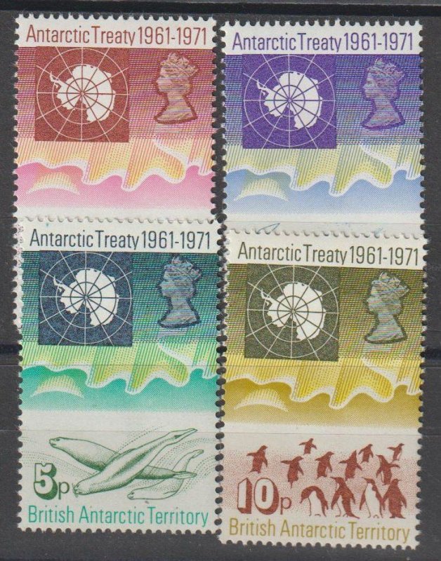 British Antarctic Territory SC 39-42 MNH