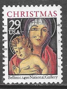 USA 2710: 29c Madonna and Child by Giovanni Bellini, used, VF