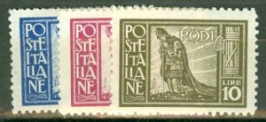 DV: Italy Rhodes 15-23 mint CV $458.50; scan shows only a few