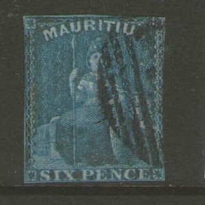 Mauritius 1859 Sc 18 FU