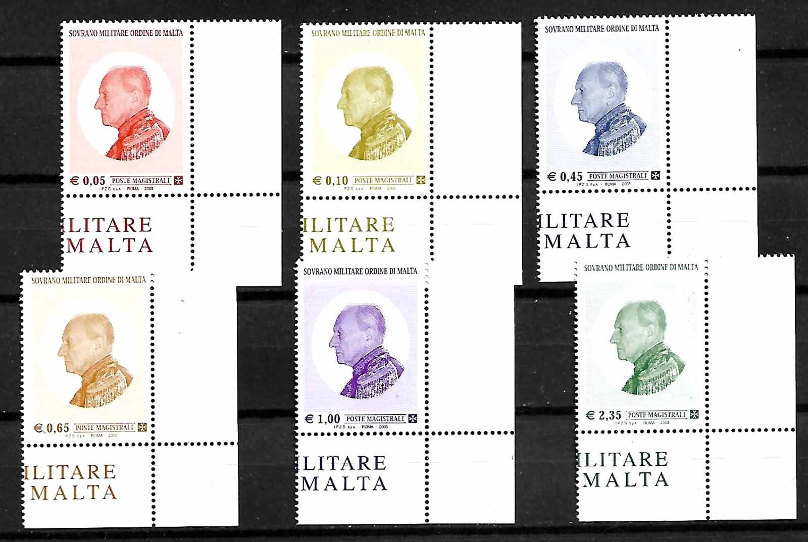 Order of Malta Smom Stamps ., 2005 a. Bertie Grand Magister, MNH
