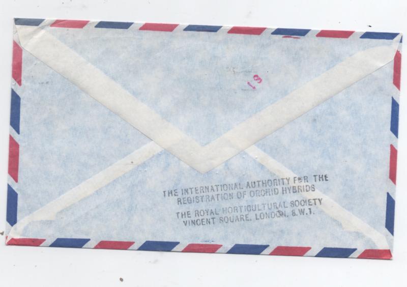 Great Britain Scott# MH23A  type 2, MH101  used on cover to U.S.A.