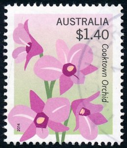 Australia 2014 $1.40 Floral Emblems - Cooktown Orchid Sheet SG4134 Fine Used 2