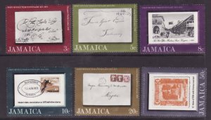Jamaica-Sc#334-9- id7-unused NH set-Stamp on Stamp-1971-