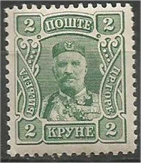 MONTENEGRO, 1907, MH 2k Prince Nicholas I Scott 85