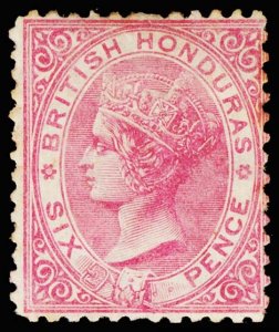 BRITISH HONDURAS 6  Mint (ID # 106759)