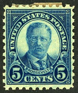 U.S. #586 MINT OG HR