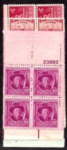 975-980 Mint,OG,NH... (6) Plate Blocks of 4 from 1950...  SCV $6.25