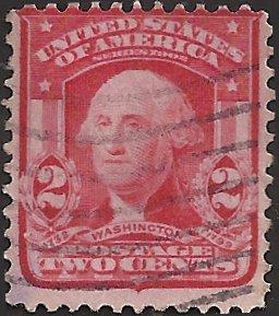 # 319k Scarlet Used George Washington Type II