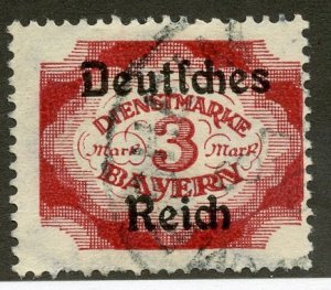 German States- Bavaria, Scott #o68, Used