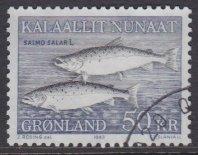 Greenland sc#141 1983 50k Fish used