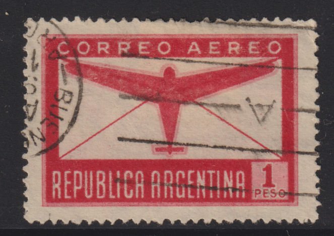 Argentina C61 Plane & Letter 1951