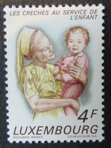 Luxembourg 1973 creches or children 1 values MNH 