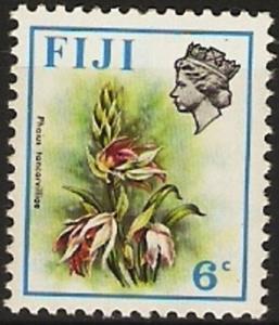 Fiji -1973 Flowers definitive 6c (sideways w/m) MNH  #310a  