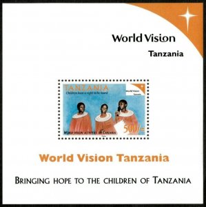 Tanzania 2003 - World Vision, Children - Souvenir Sheet - Scott 2261 - MNH