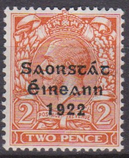 Ireland 1922 Scott 47 King George V MNH