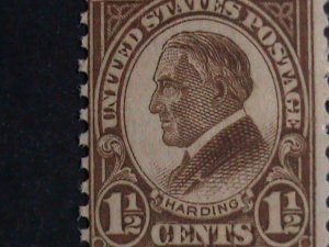 ​UNITED STATES- 1923 SC#582 100 YEARS OLD HARDING MNH-OG -VERY FINE