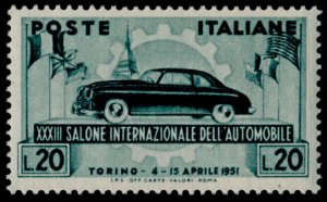Italy 570 MNH Italian Automobile Exhibition