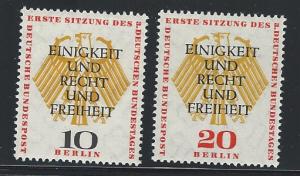 Germany Berlin 9N158-159 MNH