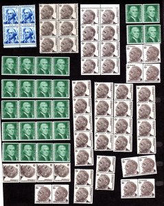 USA.  Scott # 1283-1305, MNH, Cat = $ 27.20, Lot 230754 -01