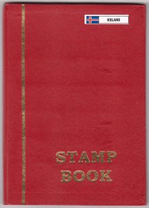 COLLECTION OF ICELAND STAMPS IN SMALL STOCK BOOK 90 STAMPS