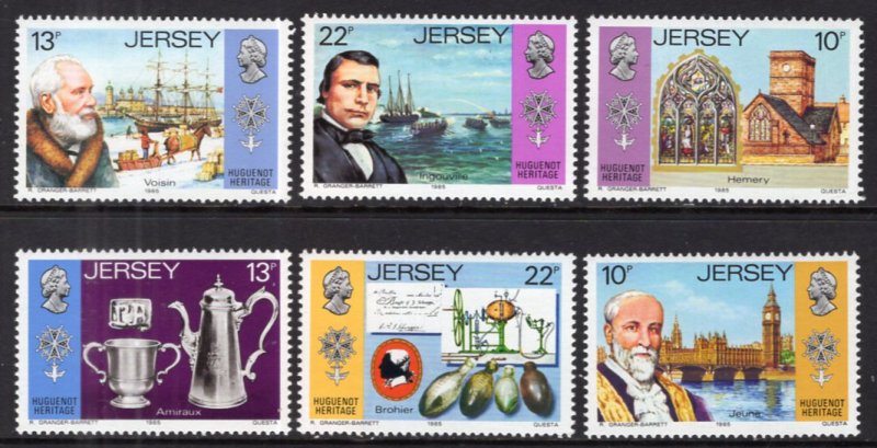 Jersey 366-371 MNH VF