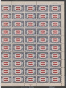 U.S. Scott Scott #919 Austria Flag - Overrun Countries Stamp - Mint NH Sheet
