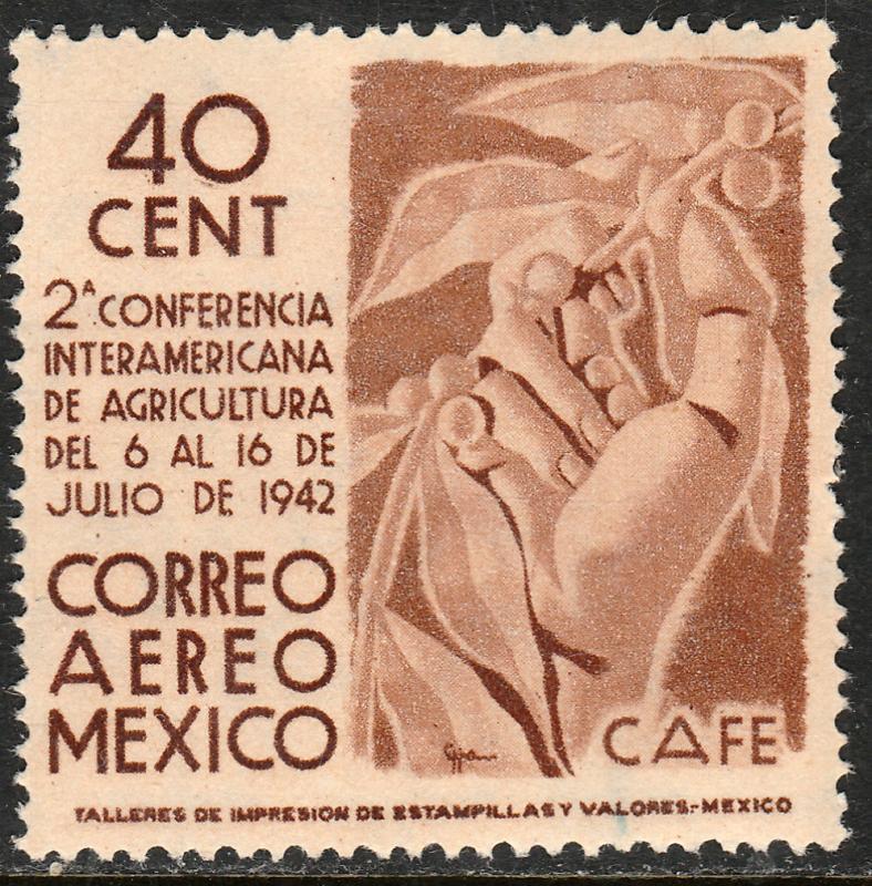 MEXICO C127, 40c Agricultural Conference. UNUSED, NO GUM.