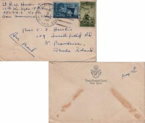 United States A.P.O.'s 3c Texas with 3c Iwo Jima 1946 U.S. Army Postal Servic...