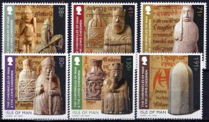 ZAYIX Isle of Man 1536-1541 MNH Lewis Chessmen Chronicles of Man 033023S90